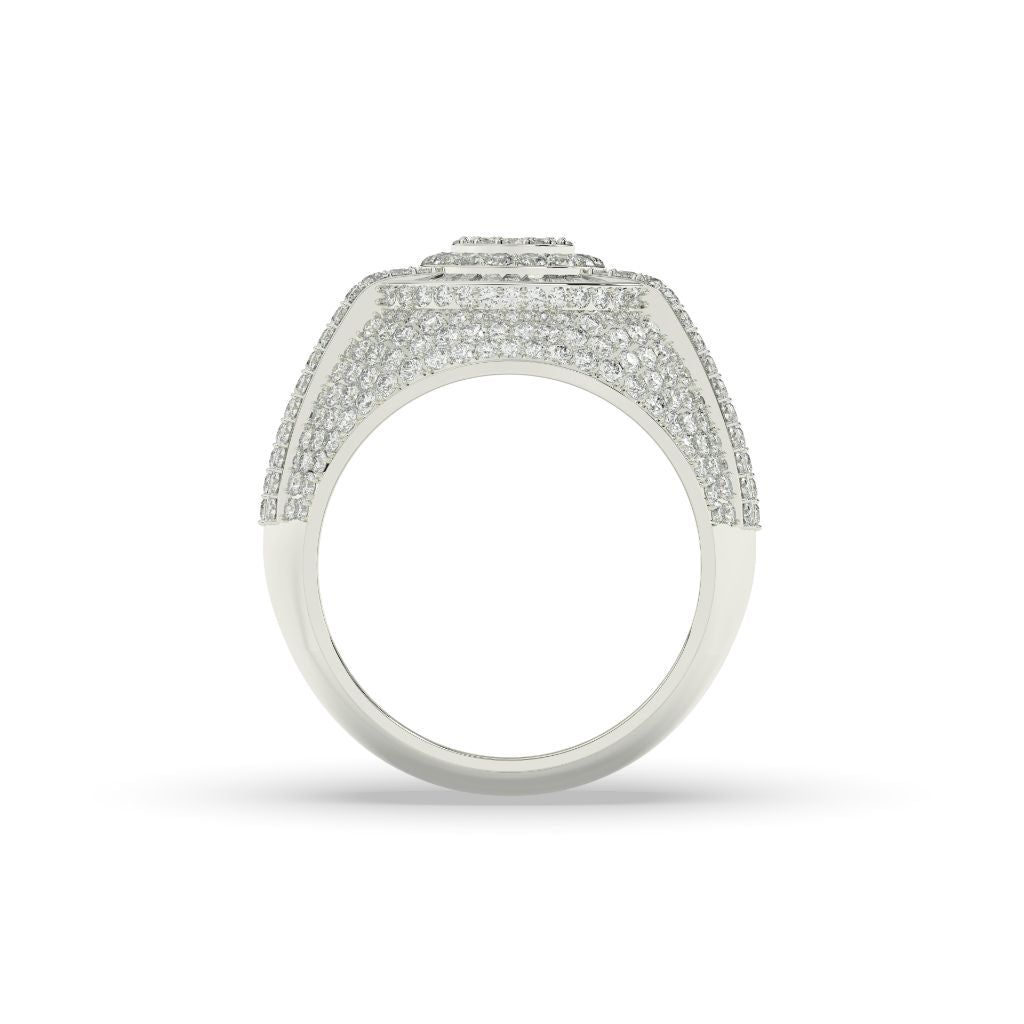 Radiant Glory Baguette Cluster Ring