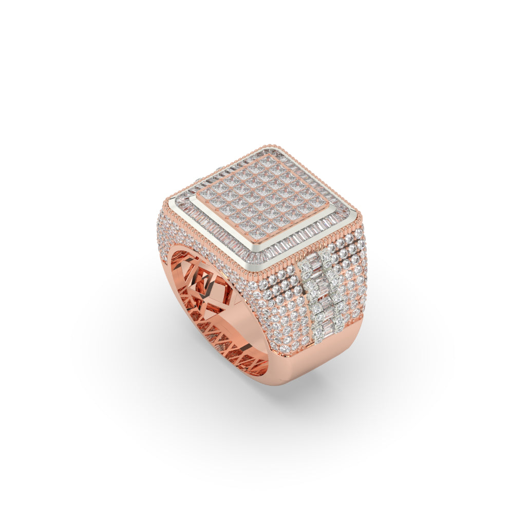 Empire Ice Square Statement Ring