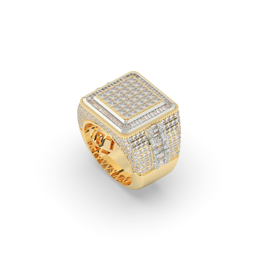 Empire Ice Square Statement Ring