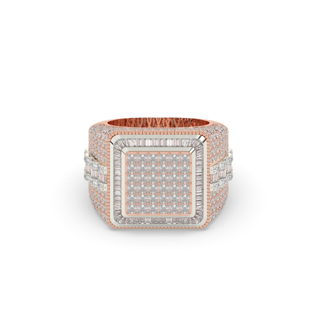 Empire Ice Square Statement Ring