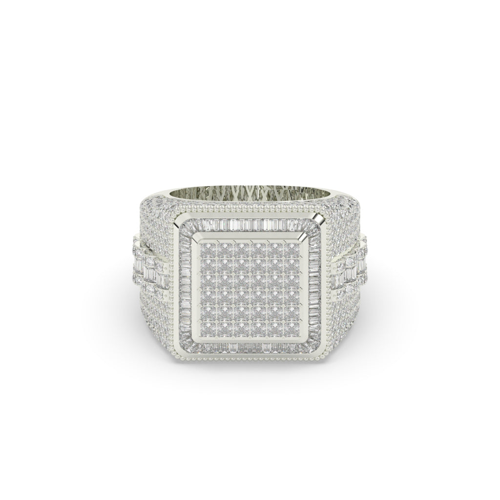 Empire Ice Square Statement Ring