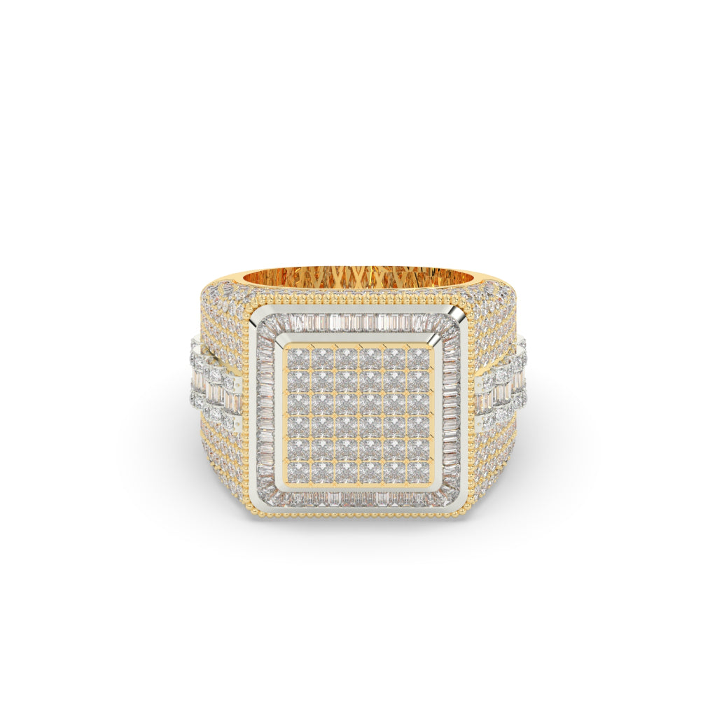 Empire Ice Square Statement Ring