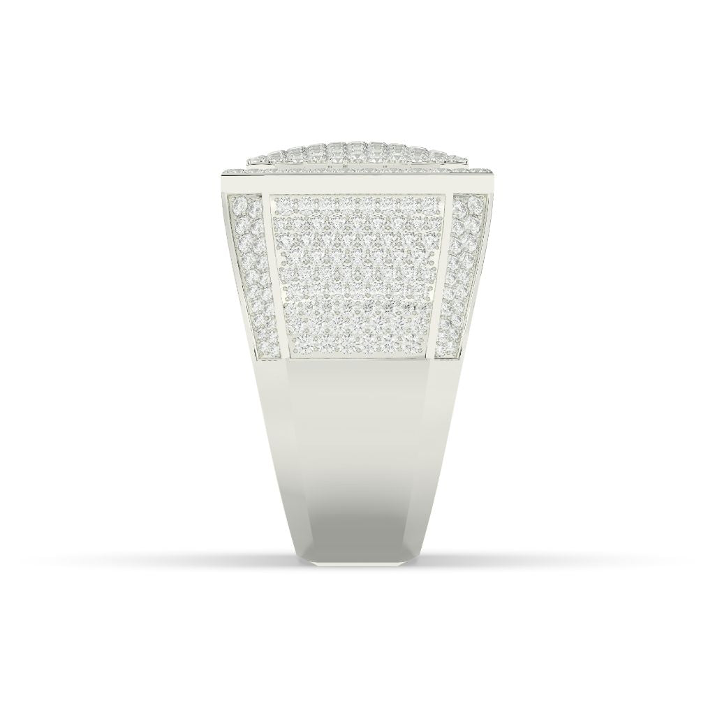 Bold Octagon Frosted Power Ring