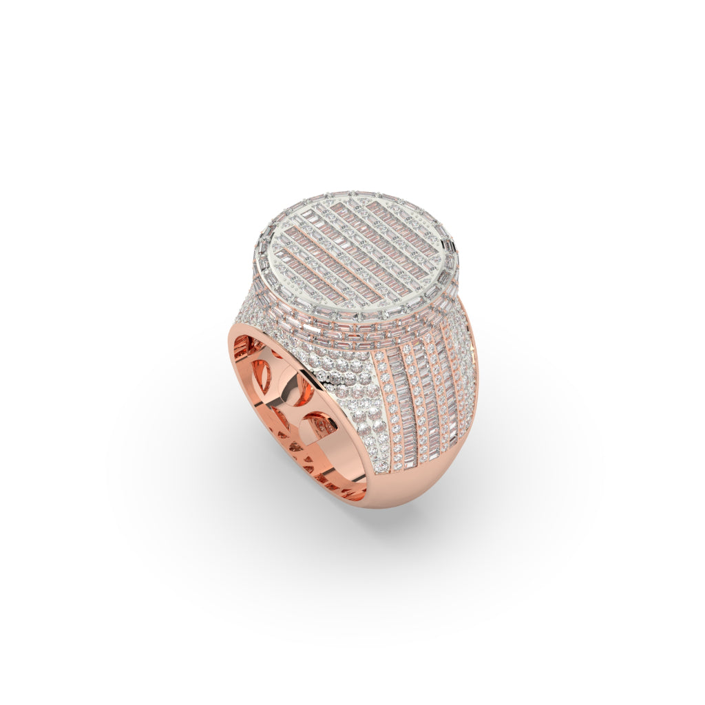 Luxury Round Cut Bling Ring