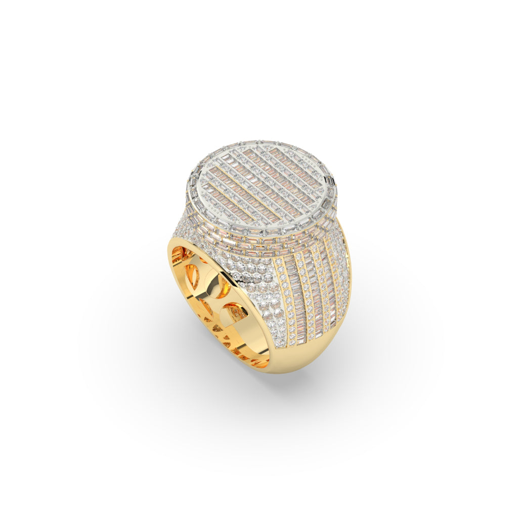 Luxury Round Cut Bling Ring