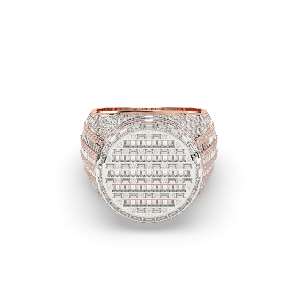 Luxury Round Cut Bling Ring