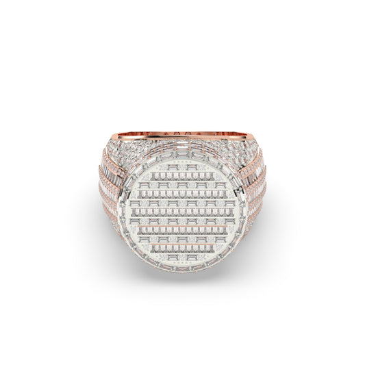 Luxury Round Cut Bling Ring