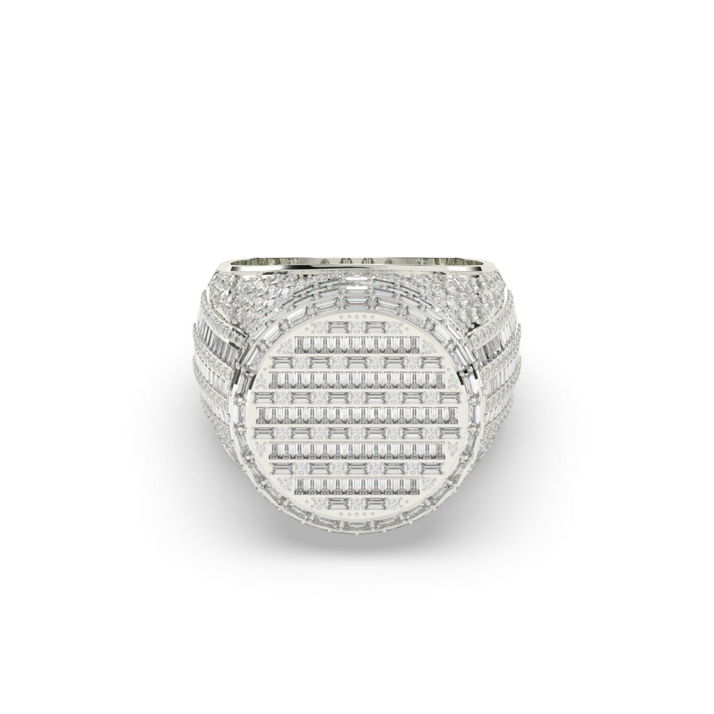 Luxury Round Cut Bling Ring