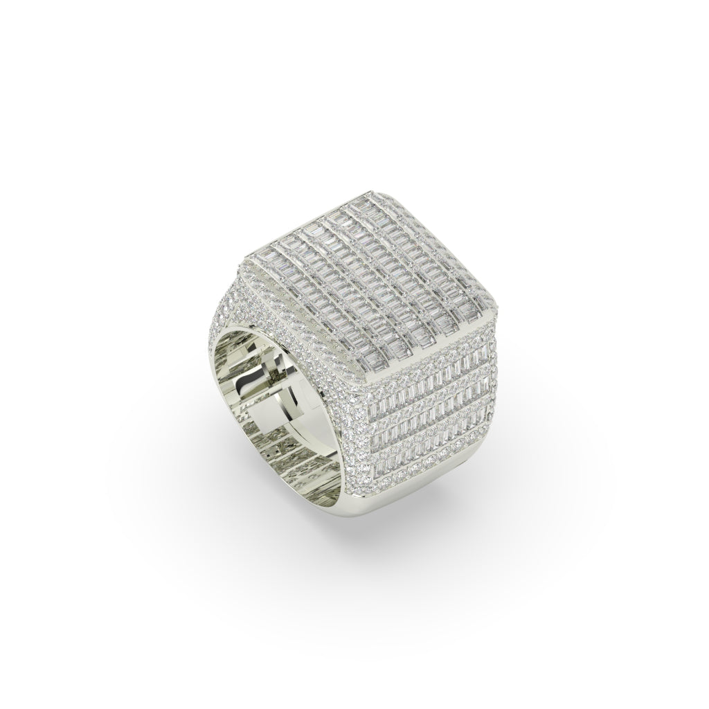 Gold Empire Baguette Stack Ring