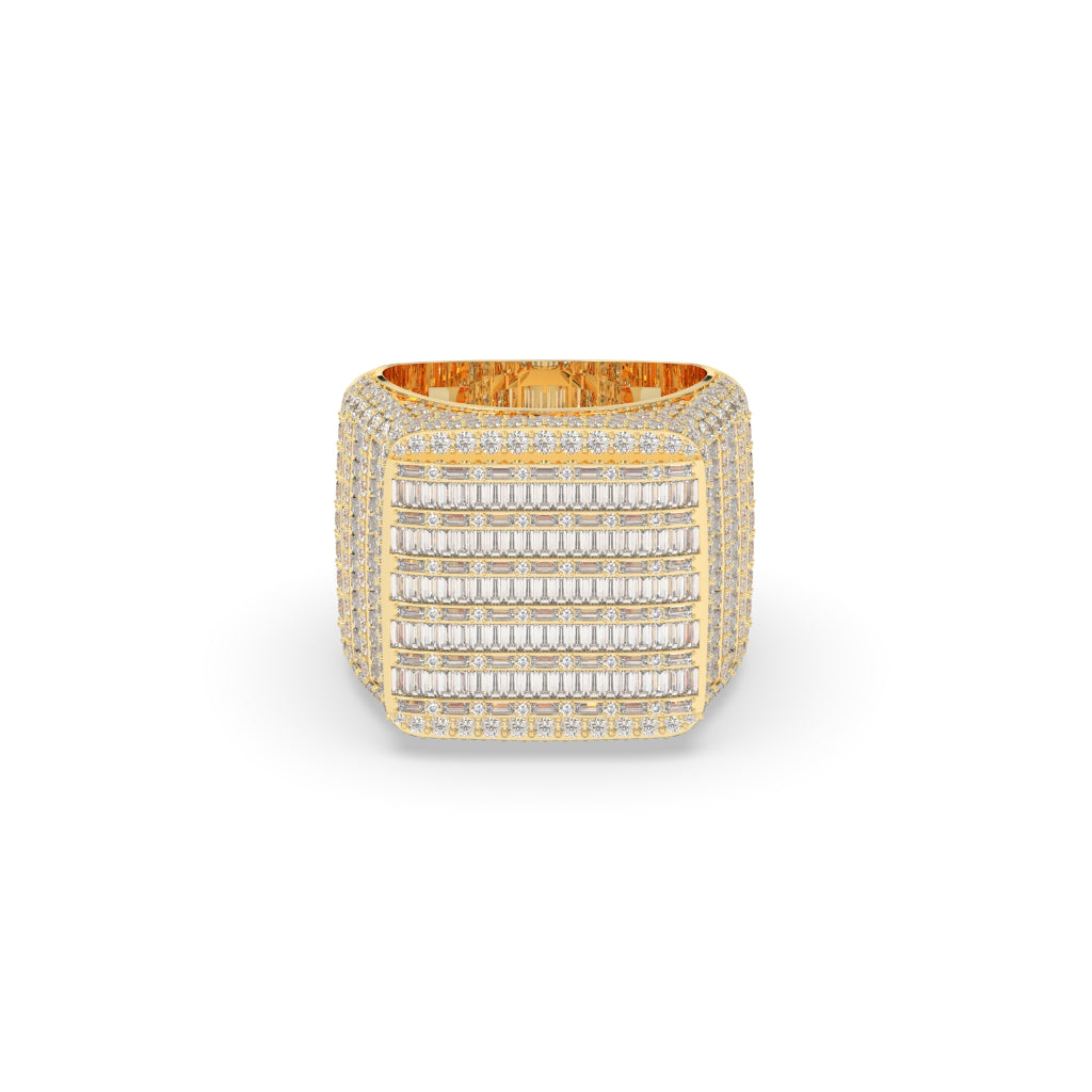 Gold Empire Baguette Stack Ring