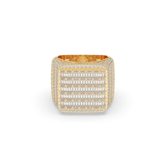 Gold Empire Baguette Stack Ring