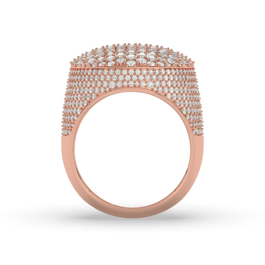 Royal Cluster Dome Diamond Ring