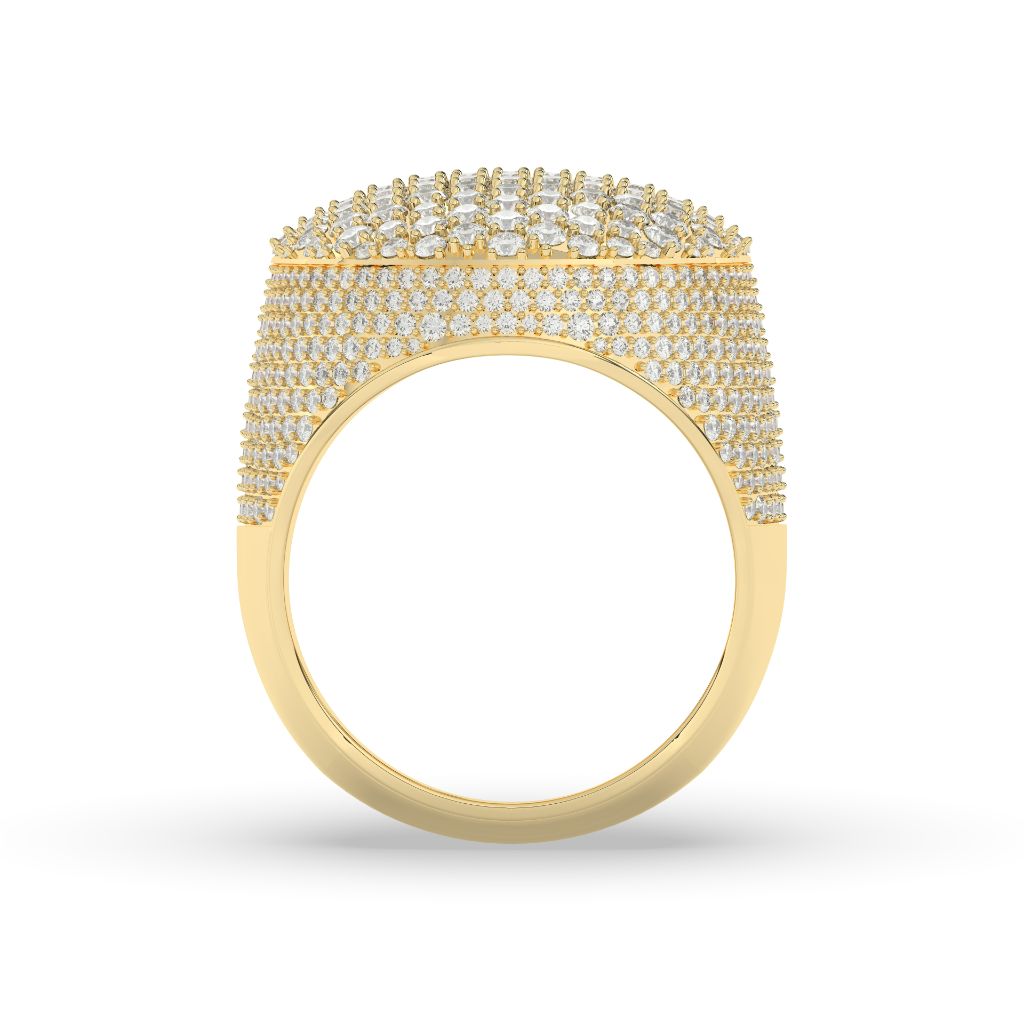 Royal Cluster Dome Diamond Ring