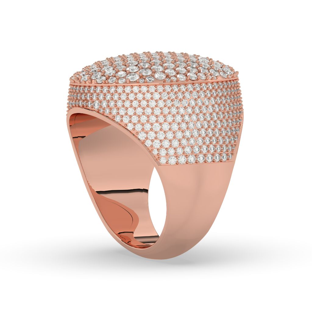 Royal Cluster Dome Diamond Ring