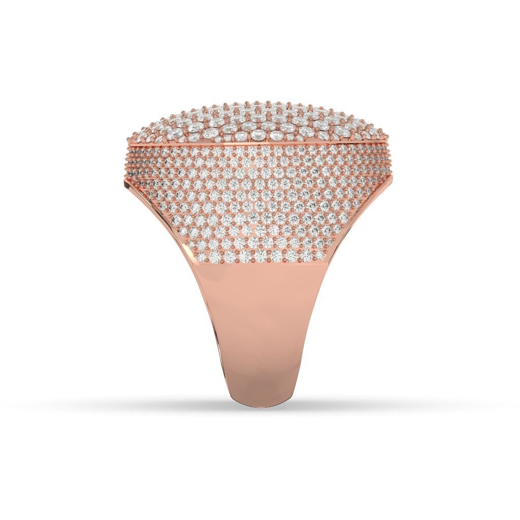 Royal Cluster Dome Diamond Ring