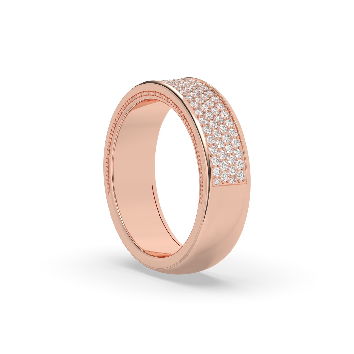 Classic Pavé Gold Wedding Band