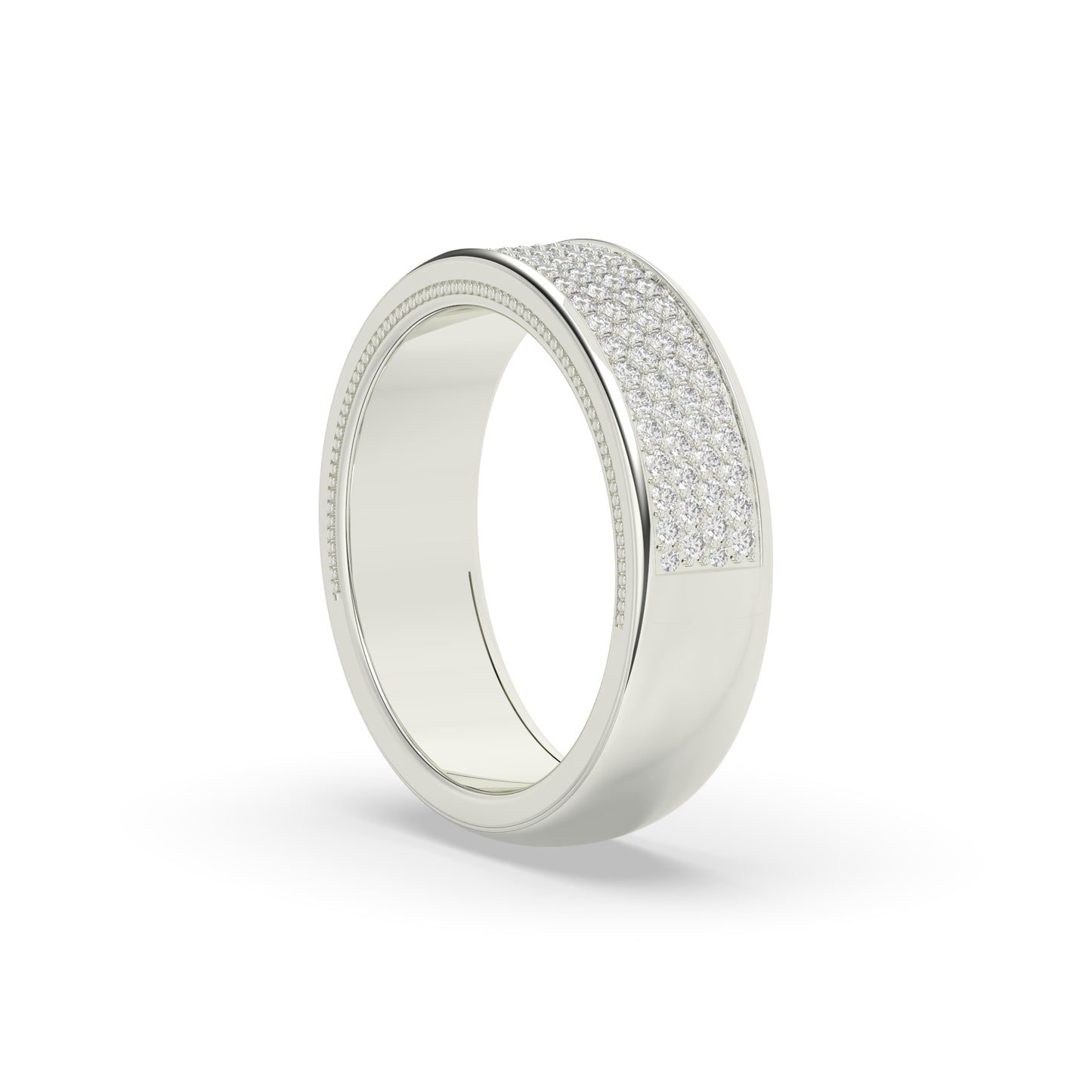 Classic Pavé Gold Wedding Band
