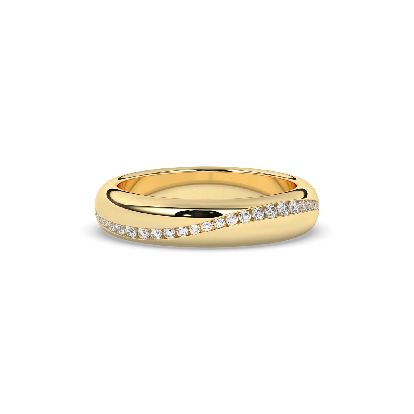 Classic Gold Diamond Eternity Band