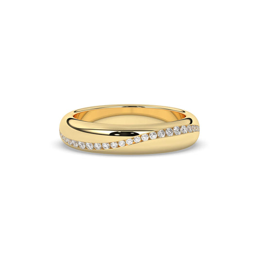 Classic Gold Diamond Eternity Band