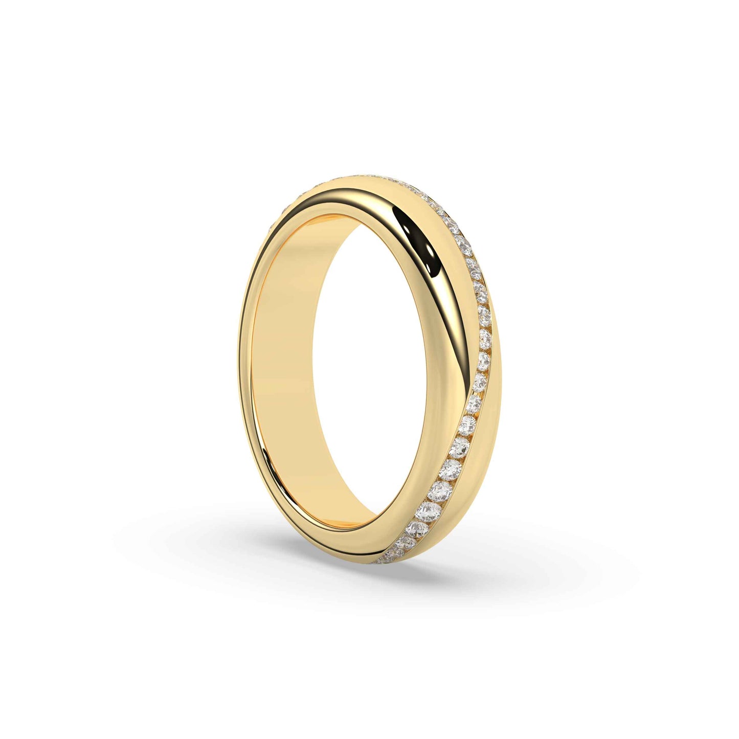 Classic Gold Diamond Eternity Band