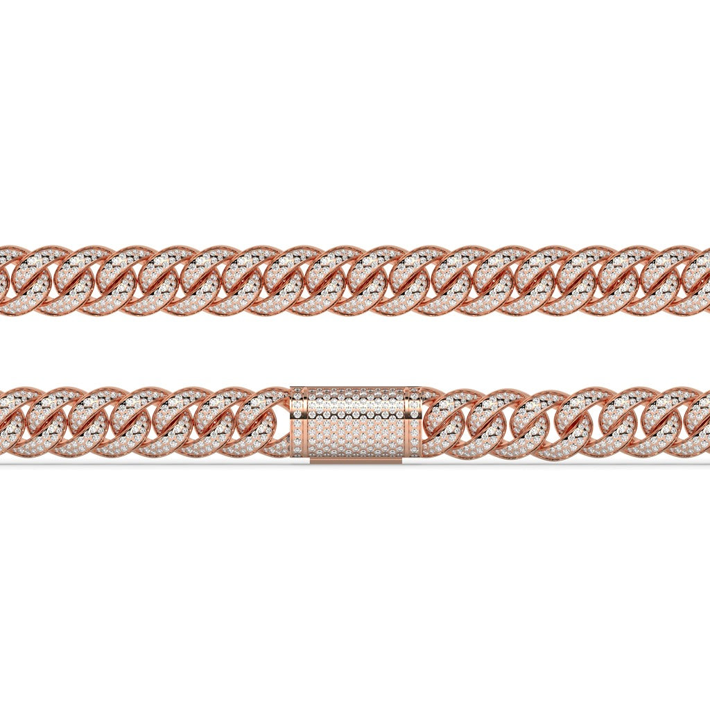 Diamond Iced Cuban Link Bracelet