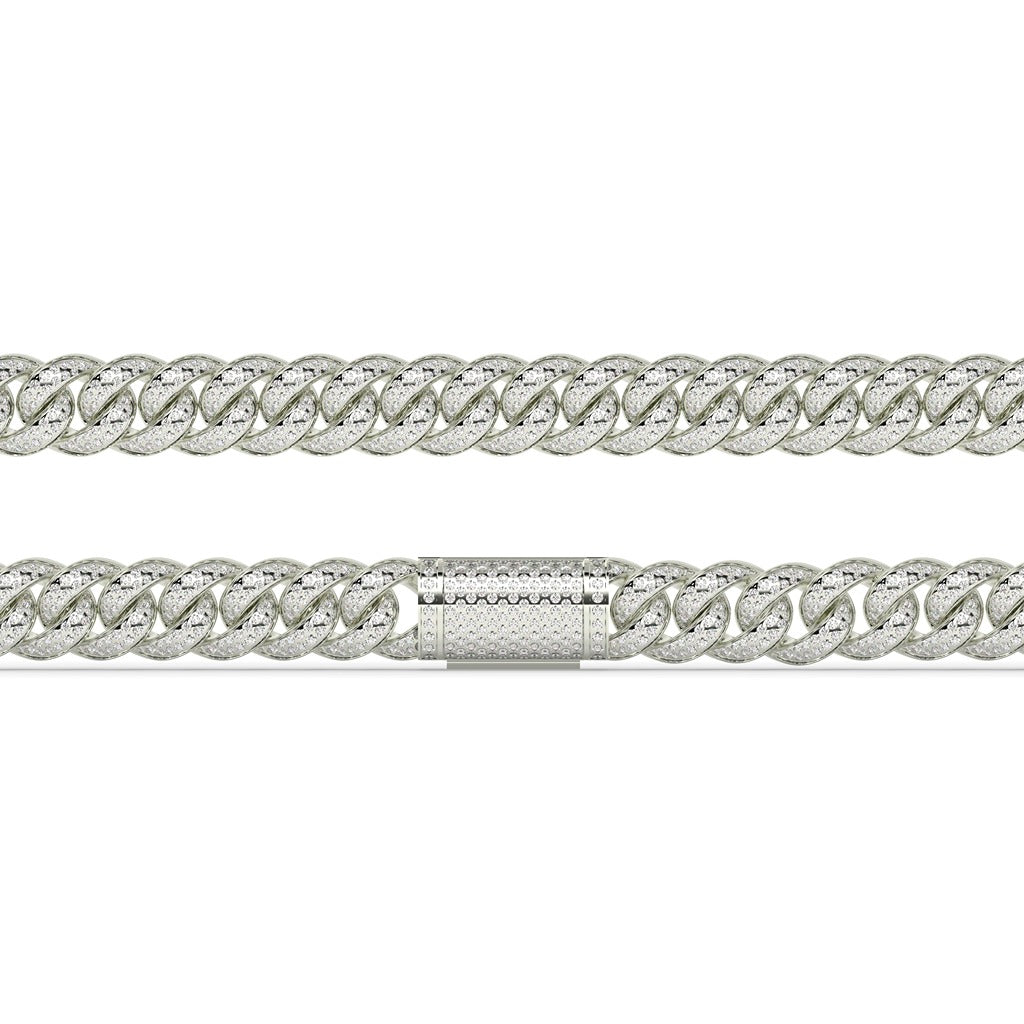 Diamond Iced Cuban Link Bracelet