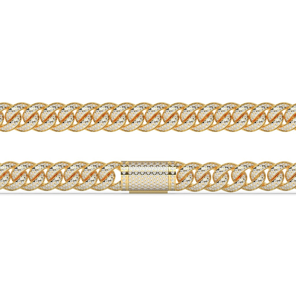 Diamond Iced Cuban Link Bracelet