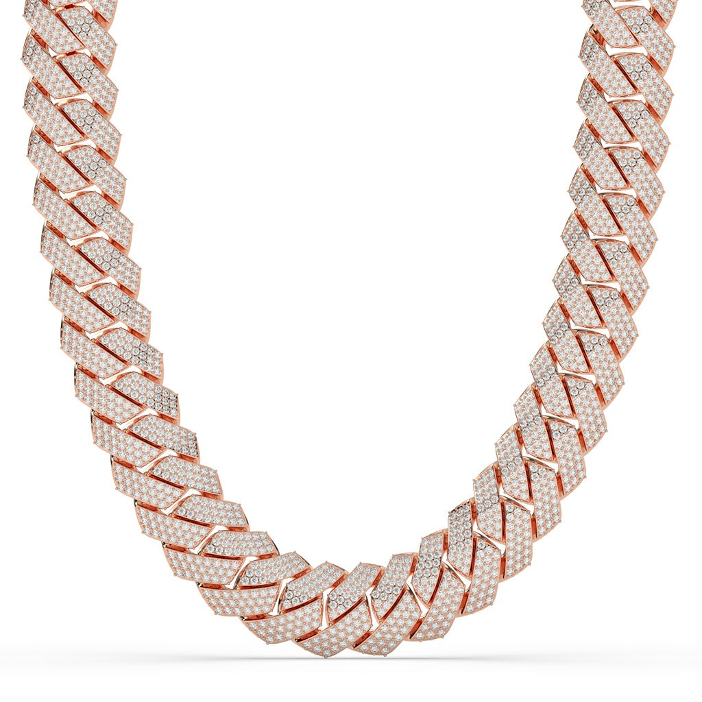 Sharp Shine Zigzag Cuban Chain
