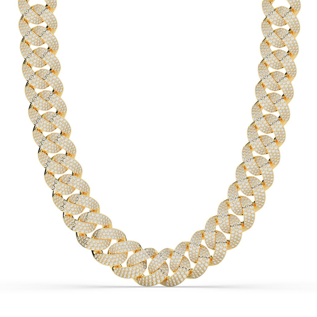 Solid Shine Iced Cuban Chain
