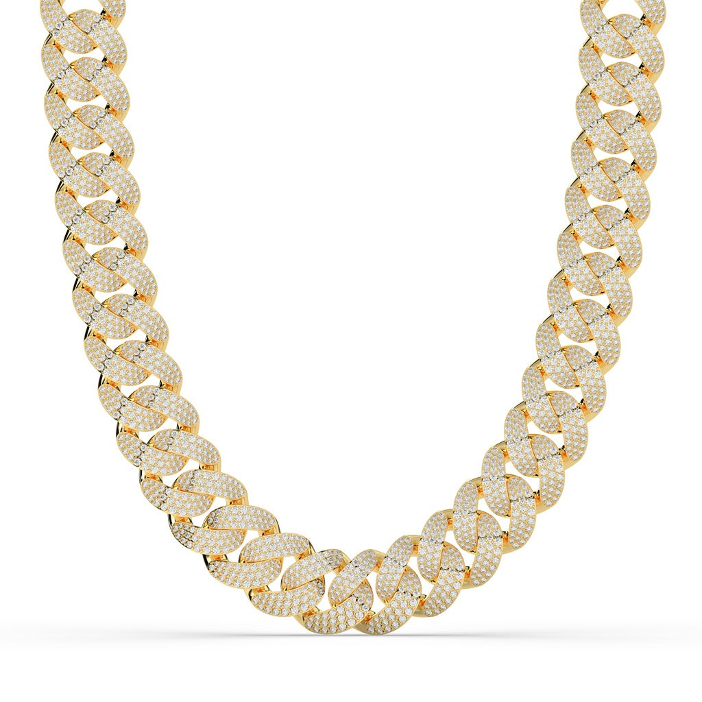 Solid Shine Iced Cuban Chain