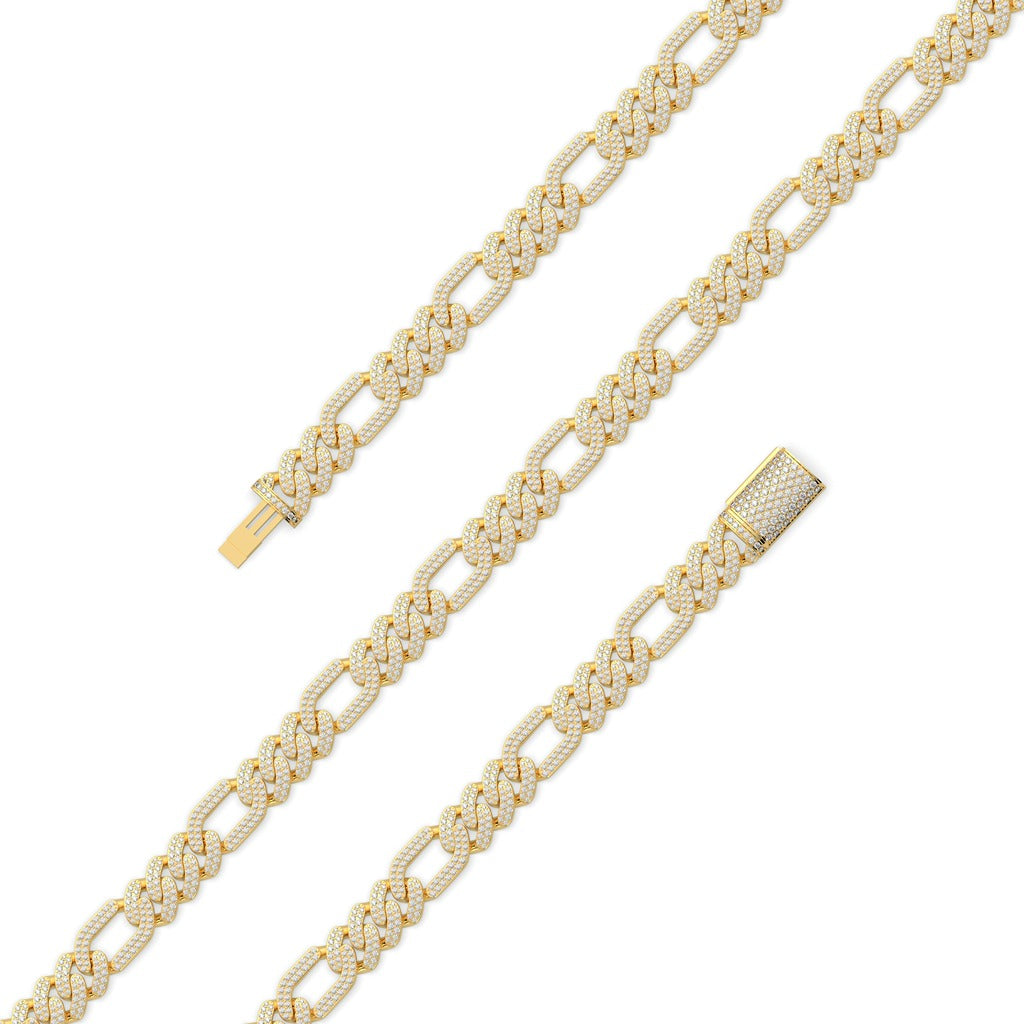 Iced Cuban Link Gold Chain