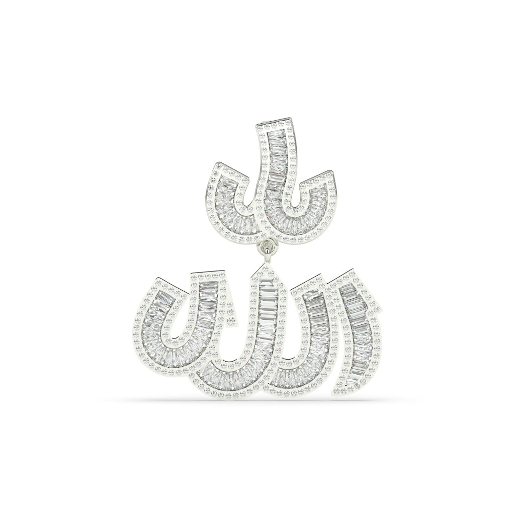 Islamic Gold Allah Name Pendant