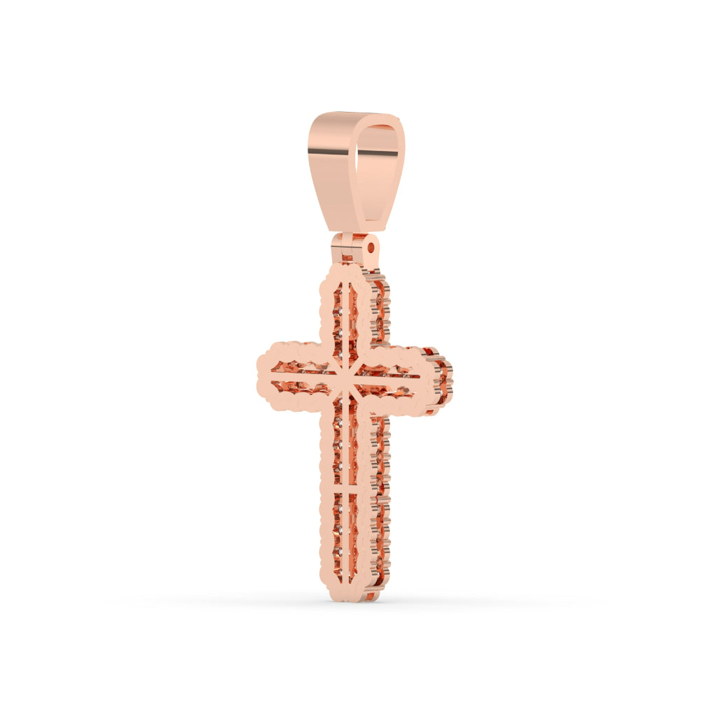 Luxury Diamond Gold Faith Pendant
