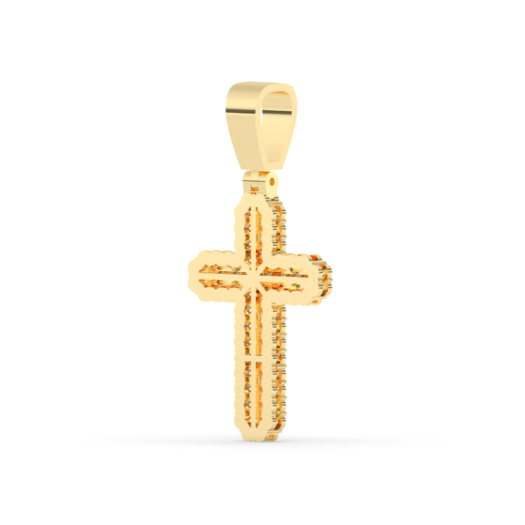 Luxury Diamond Gold Faith Pendant