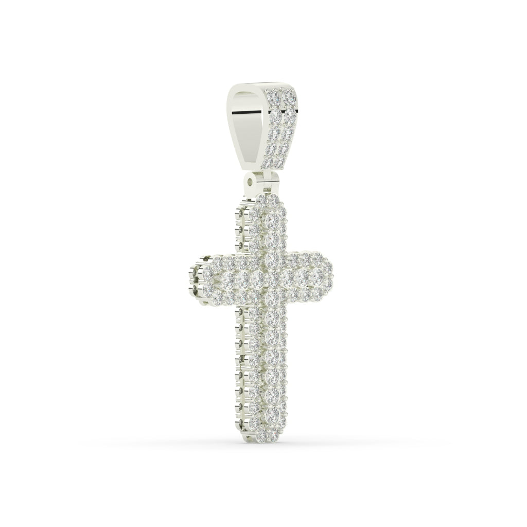 Luxury Diamond Gold Faith Pendant