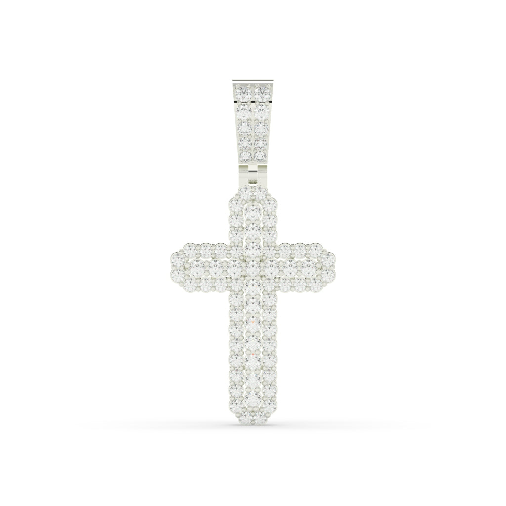 Luxury Diamond Gold Faith Pendant