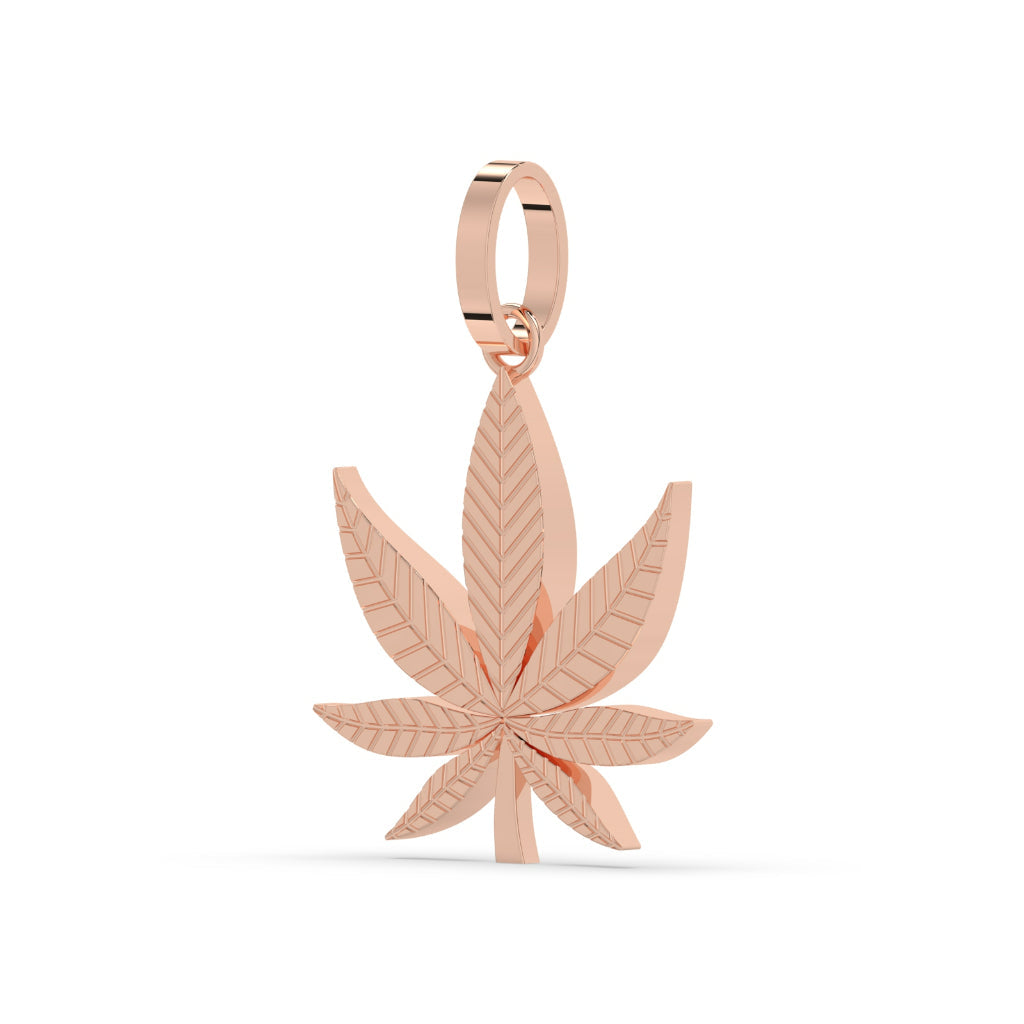 Hip-Hop Style Leaf Charm