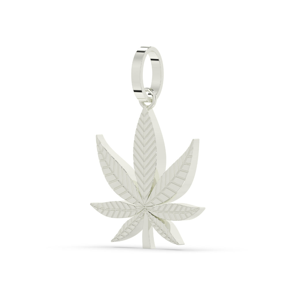 Hip-Hop Style Leaf Charm