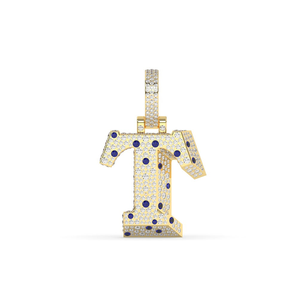 Timeless T Blue Diamond Pendant