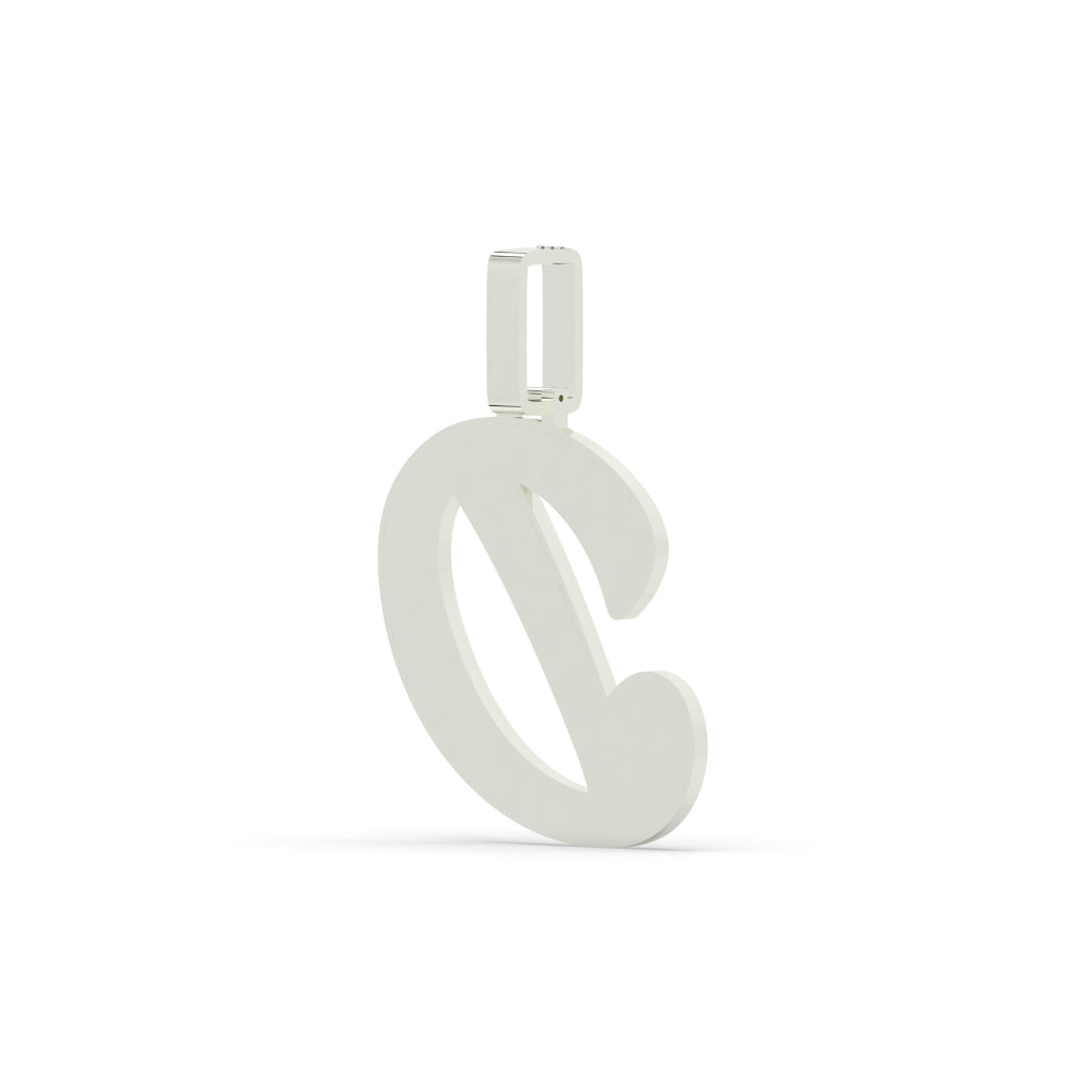 Diamond D Initial Pendant Charm
