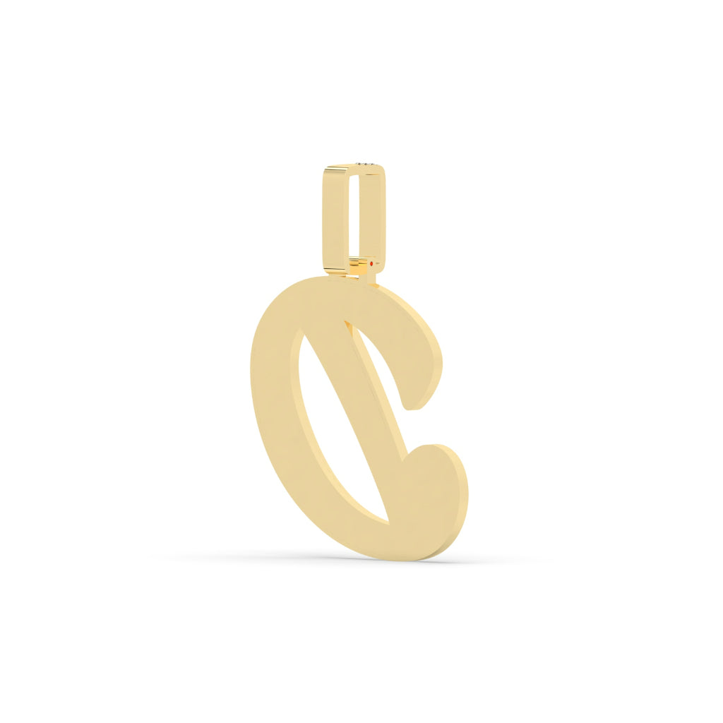 Diamond D Initial Pendant Charm