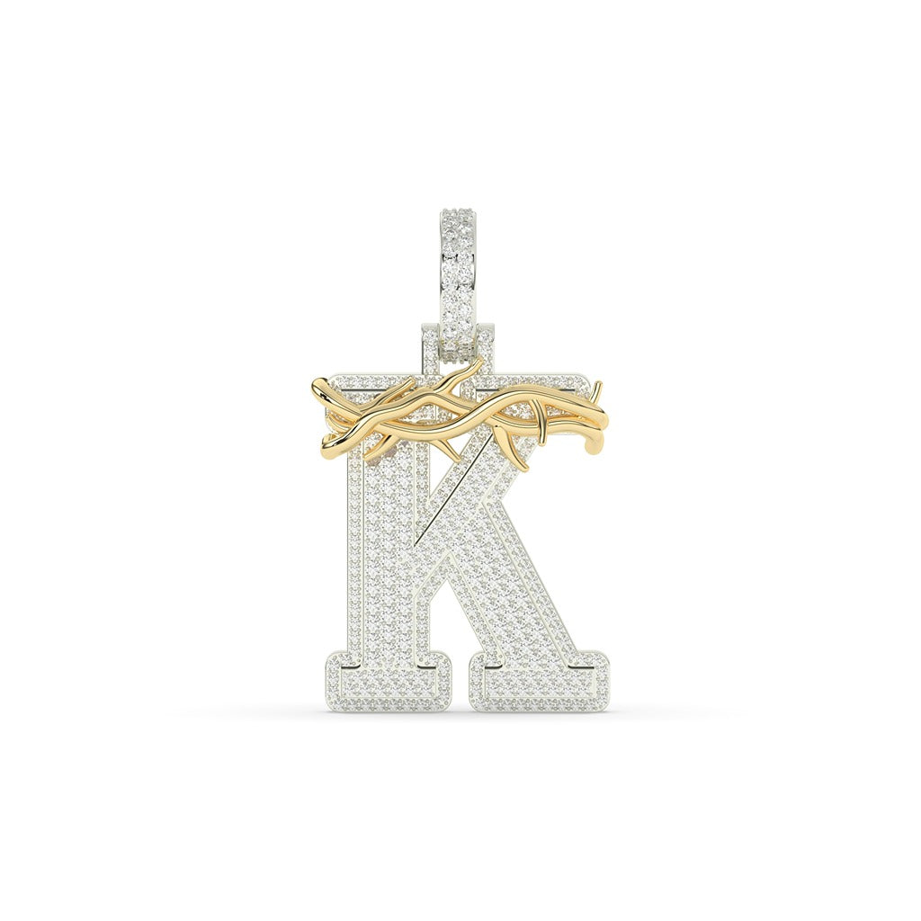 Thorn Crown K Diamond Pendant