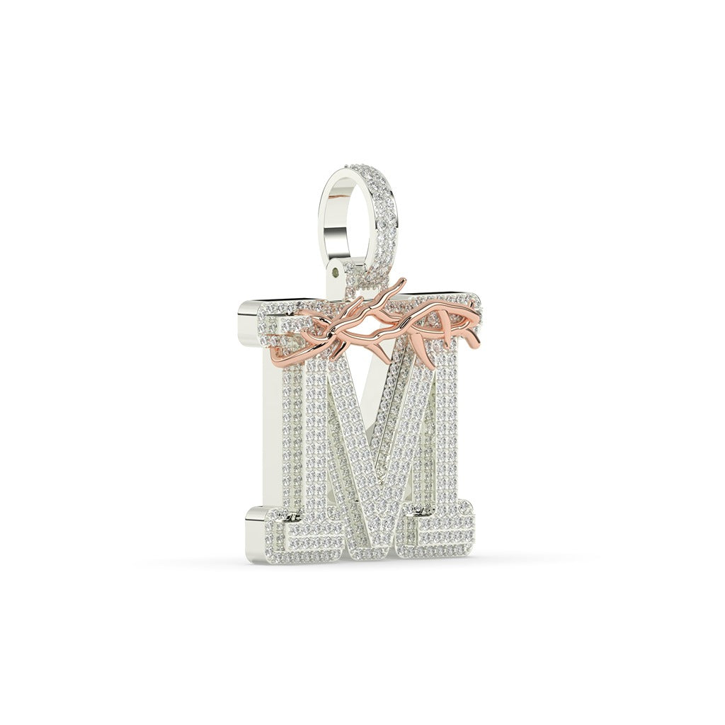 Thorn Crown M Iced Pendant
