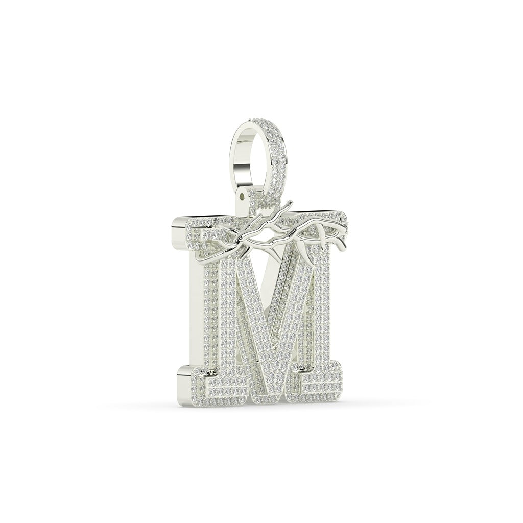 Thorn Crown M Iced Pendant