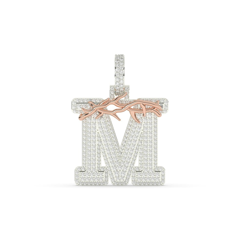 Thorn Crown M Iced Pendant