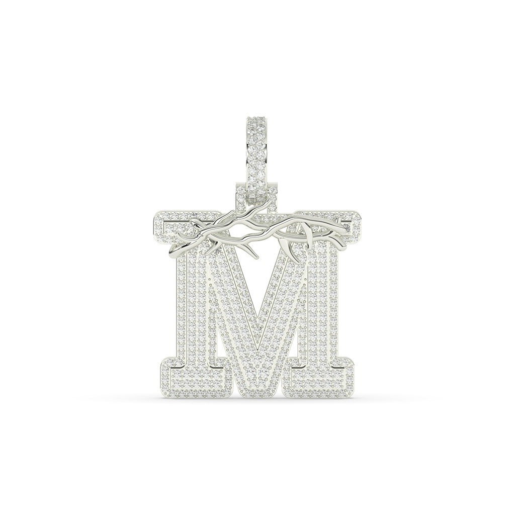 Thorn Crown M Iced Pendant
