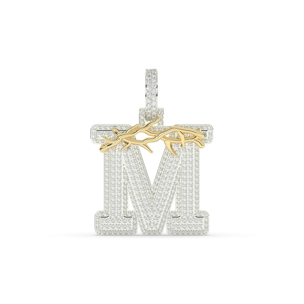 Thorn Crown M Iced Pendant