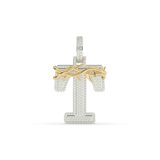 Crowned Glory T Iced Pendant