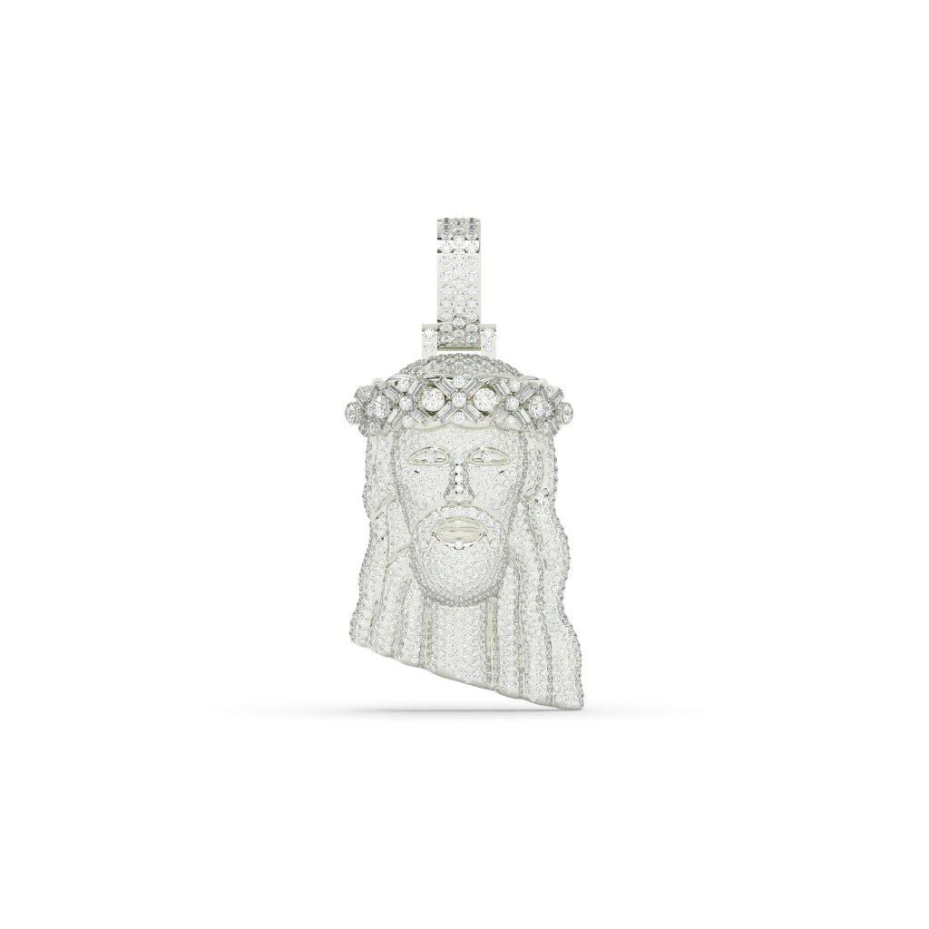Divine Jesus Diamond Pendant