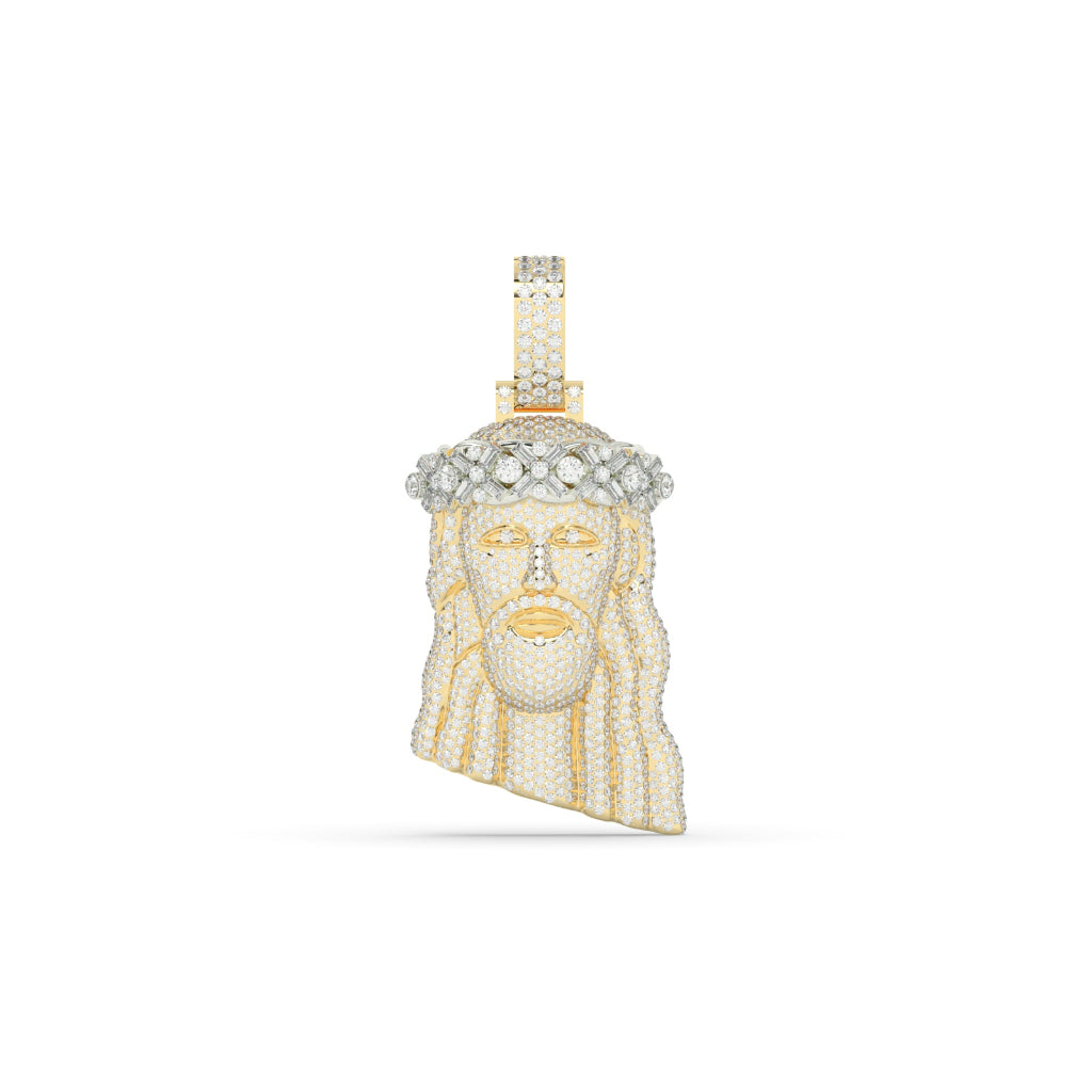 Divine Jesus Diamond Pendant